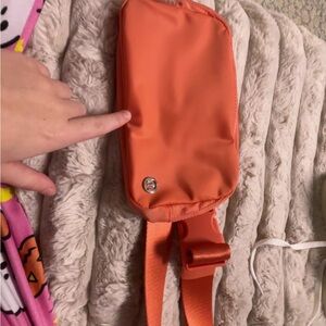 lululemon athletica Orange Crossbody Bag NEVER USED